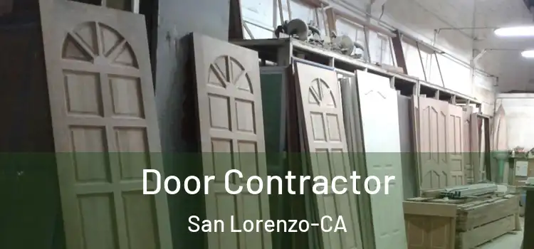 Door Contractor San Lorenzo-CA