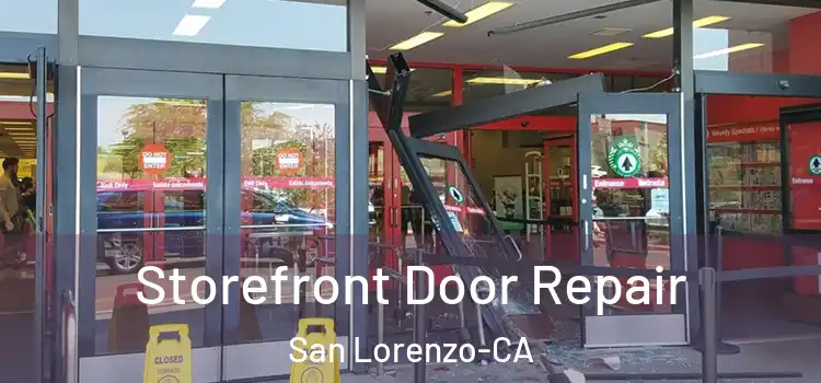 Storefront Door Repair San Lorenzo-CA